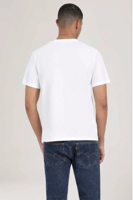 Camiseta Levis Manga Curta Basica Go Masculino Branco Camiseta Levis Manga Curta Basica Go Masculino Branco