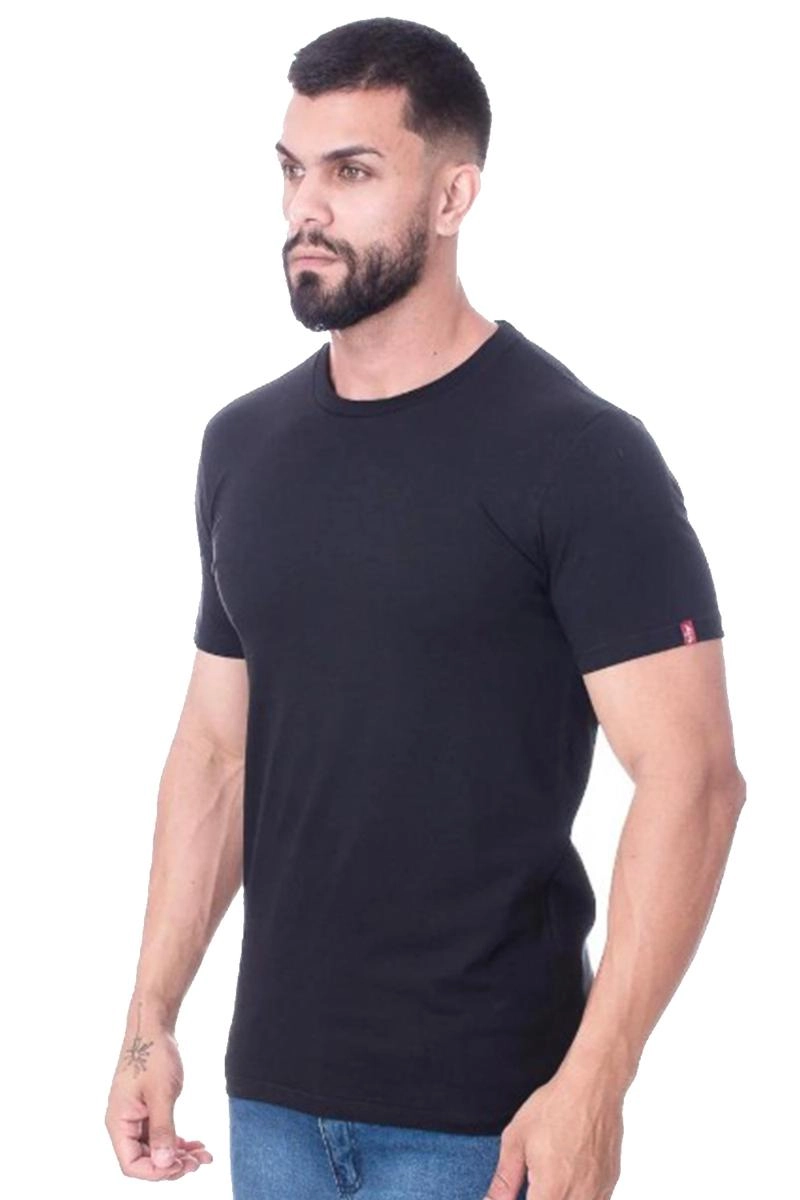 Camiseta Levis Slim Masculina Preta