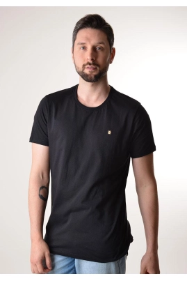Produto - Camiseta M Pollo Manga Curta Básica Masculina Preta