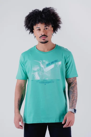Camiseta Masculina Manga Curta Tze Reggla Produto - Camiseta Masculina Manga Curta Tze Reggla