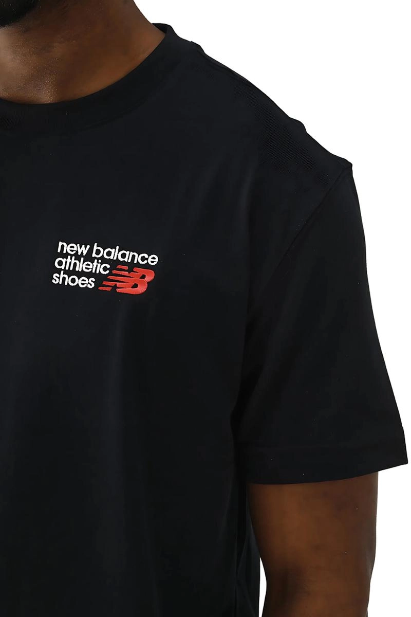 Camiseta New Balance Logo Masculina Preta