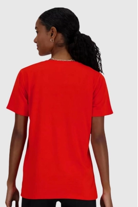 Camiseta New Balance Sports Essentials Feminina Vermelha Camiseta New Balance Sports Essentials Feminina Vermelha