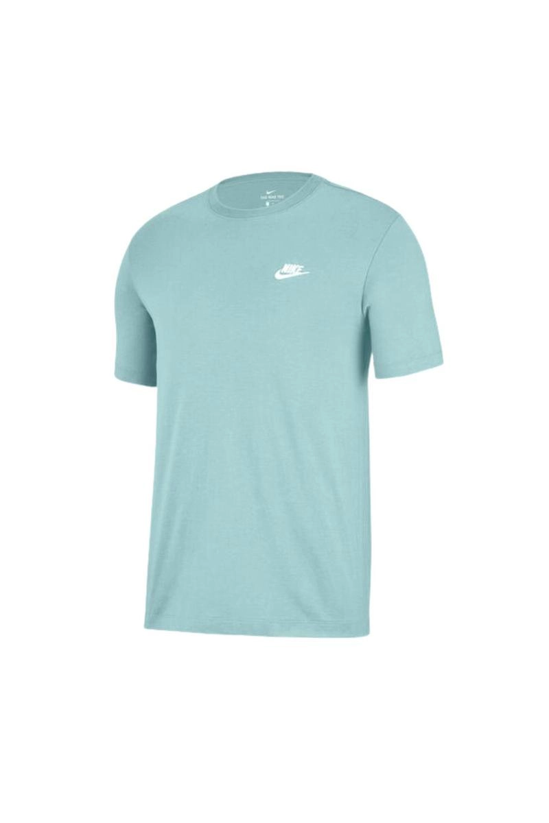 Camiseta Nike Club Masculina Azul Claro