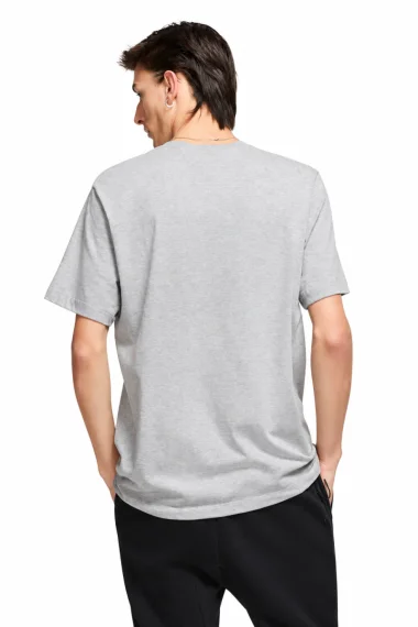 Camiseta Nike Just Do It Swoosh Masculina Cinza Camiseta Nike Just Do It Swoosh Masculina Cinza