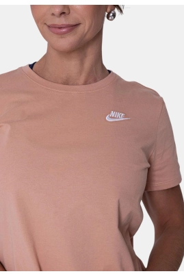 Camiseta Nike Manga Curta Sportwear Feminina Rosa Camiseta Nike Manga Curta Sportwear Feminina Rosa