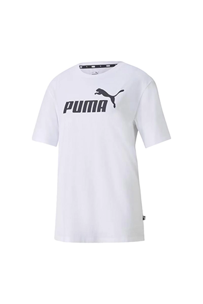 Camiseta Puma Essentials Logo Feminina Camiseta Puma Essentials Logo Feminina