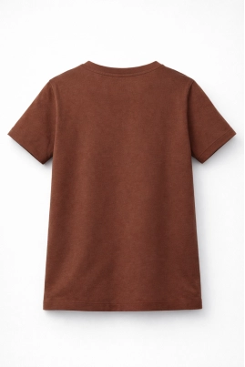 Camiseta SBA Manga Curta Estampada Juvenil Masculina Marrom Camiseta SBA Manga Curta Estampada Juvenil Masculina Marrom