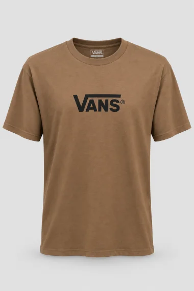 Camiseta Unissex New Classis Tee Vans Marrom Camiseta Unissex New Classis Tee Vans Marrom