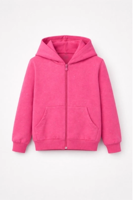 Produto - Casaco Brandili Brilho Moletom Infantil Feminino Rosa