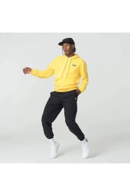 Casaco Fila Basic Essential Capuz Masculino Amarelo Casaco Fila Basic Essential Capuz Masculino Amarelo