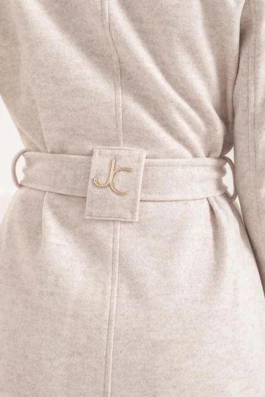 Casaco Longo Sobretudo Lainage Julias Closet Mescla Rapadura Casaco Longo Sobretudo Lainage Julias Closet Mescla Rapadura