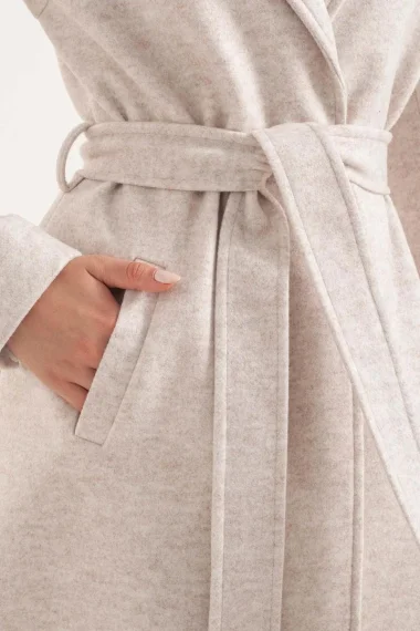 Casaco Longo Sobretudo Lainage Julias Closet Mescla Rapadura Casaco Longo Sobretudo Lainage Julias Closet Mescla Rapadura