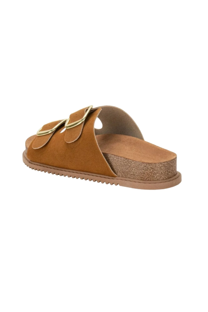 Chinelo Beira Rio Flat Feminino Caramelo