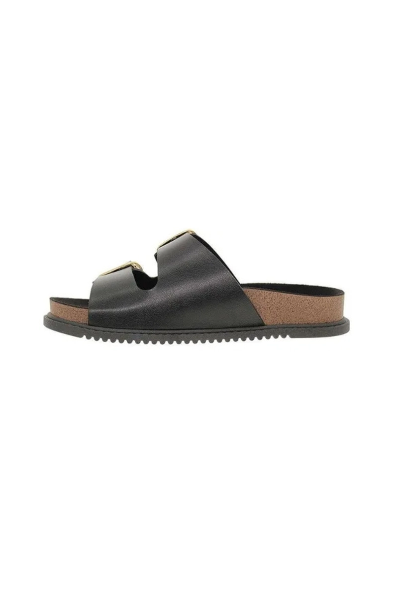 Chinelo Beira Rio Flat Feminino Preto