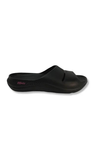 Chinelo Feminino Slide Actvitta Nuvem Eva Preto