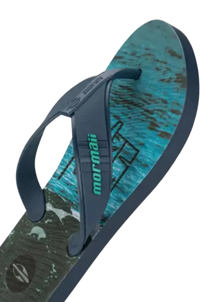 Chinelo Grendene Mormaii Tropical Masculino Azul