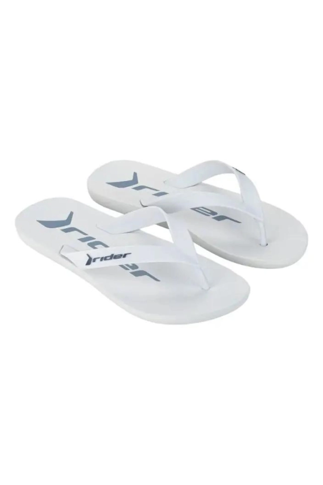 Chinelo Rider Feel Grendene Masculino Branco/Azul Chinelo Rider Feel Grendene Masculino Branco/Azul