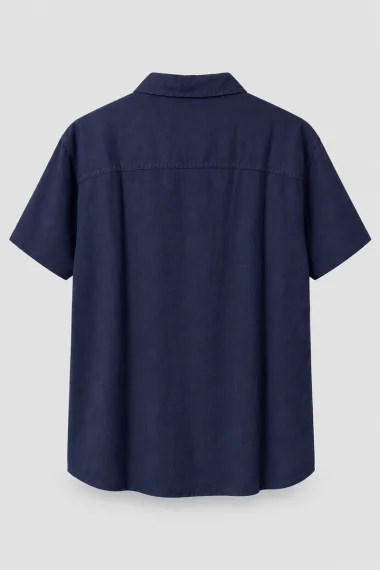 Camisa Masculina Aishty Marinho Camisa Masculina Aishty Marinho