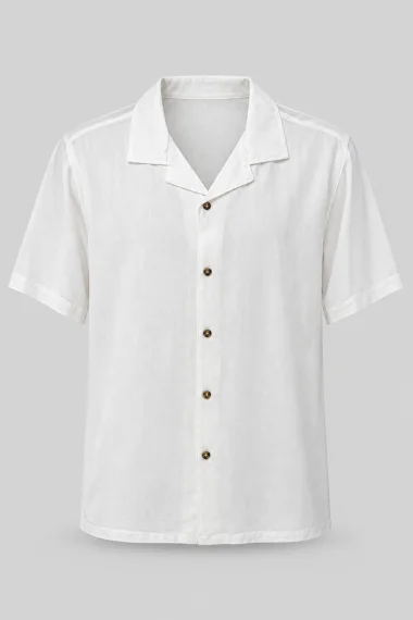 Camisa Masculina Aishty Branca