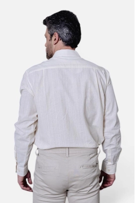 Camisa Masculina em Linho Manga Longa Pitt Camisa Masculina em Linho Manga Longa Pitt