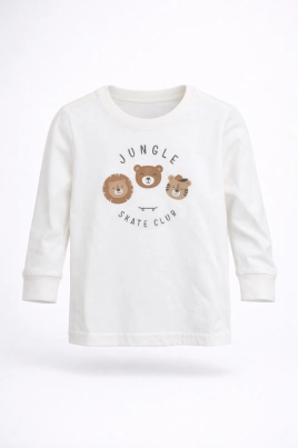 Camiseta Pulla Bulla Urso Bebê Masculina Off White Camiseta Pulla Bulla Urso Bebê Masculina Off White