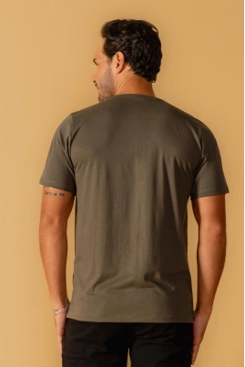 Camiseta SBA Estampada Masculino Oliva Camiseta SBA Estampada Masculino Oliva