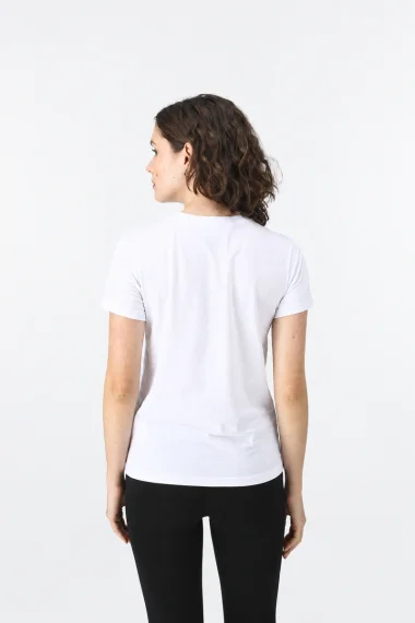 Camiseta Unissex Vans Flying Crew Branca Camiseta Unissex Vans Flying Crew Branca