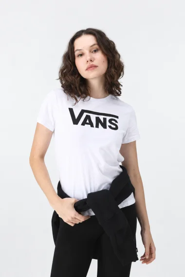 Camiseta Unissex Vans Flying Crew Branca Camiseta Unissex Vans Flying Crew Branca