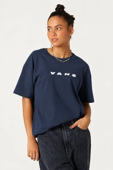 Camiseta Unissex Retro Vans Marinho