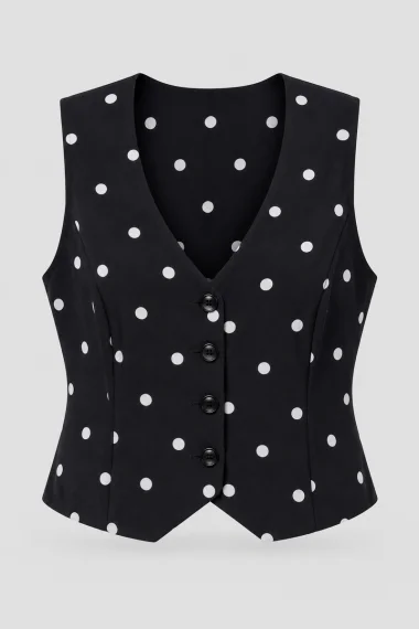 Colete Feminino Poa Ellen One Colete Feminino Poa Ellen One
