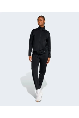 Agasalho Feminino Adidas Essentials Linear Preto Agasalho Feminino Adidas Essentials Linear Preto