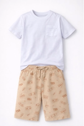 Produto - Conjunto By Gus Manga Curta Infantil Masculino 