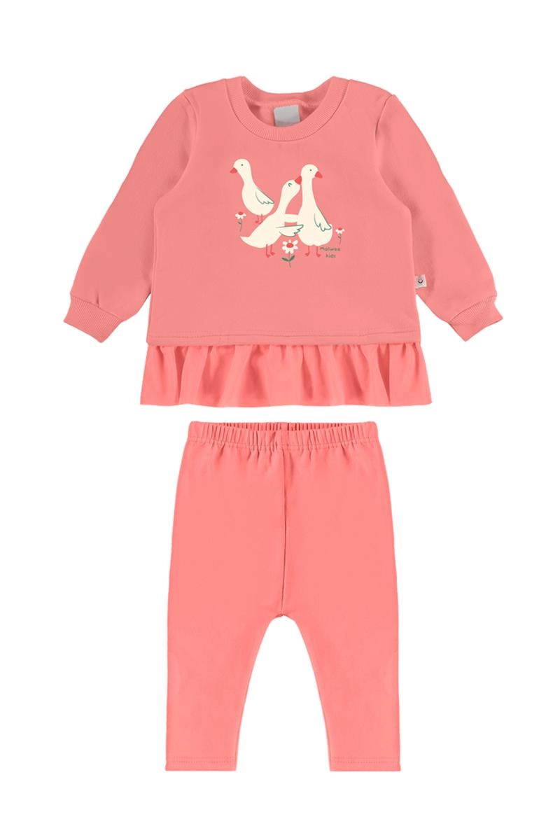 Conjunto Malwee Manga Longa Baby Feminino