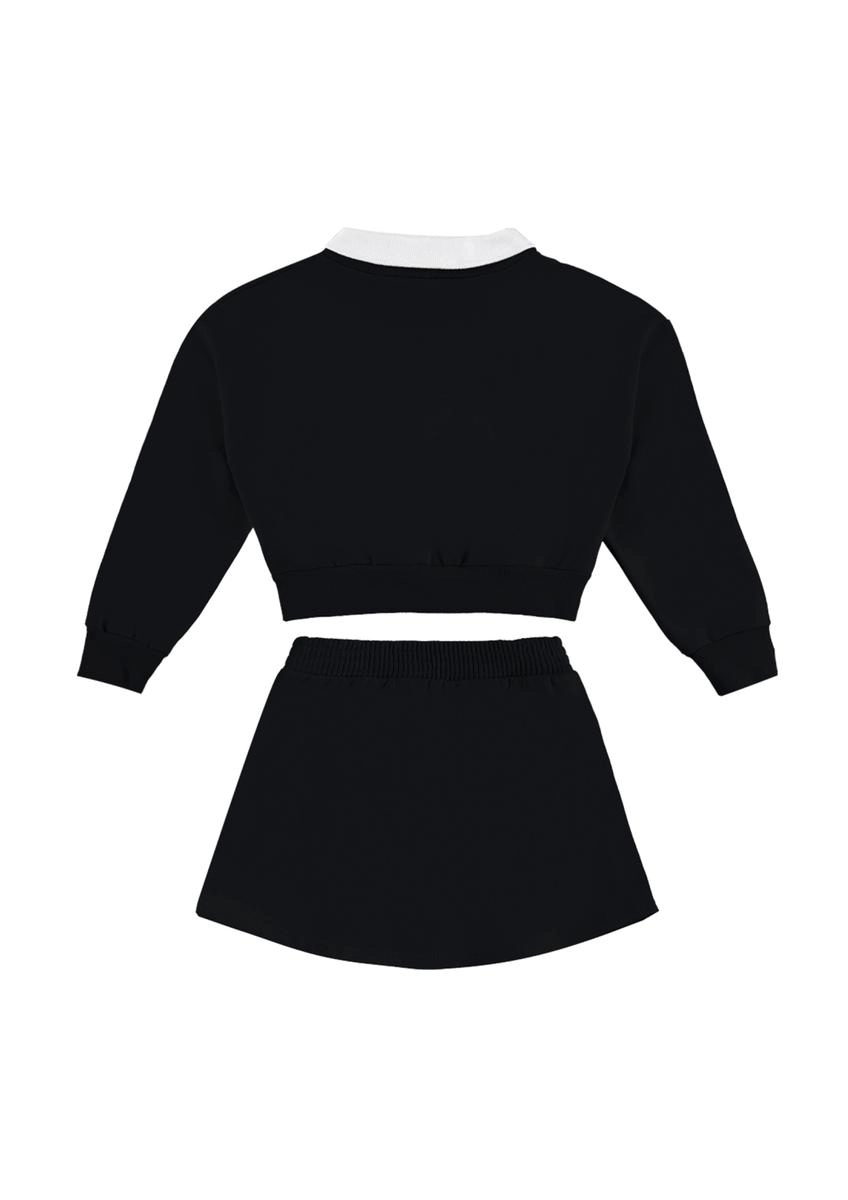 Conjunto Malwee Manga Longa Saia Infantil Feminino
