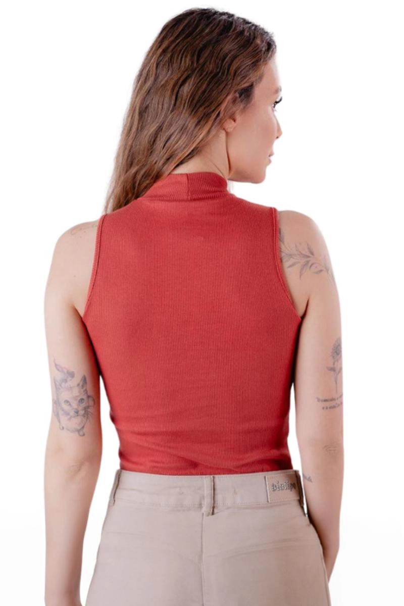 Cropped Crocker Canelado Feminino