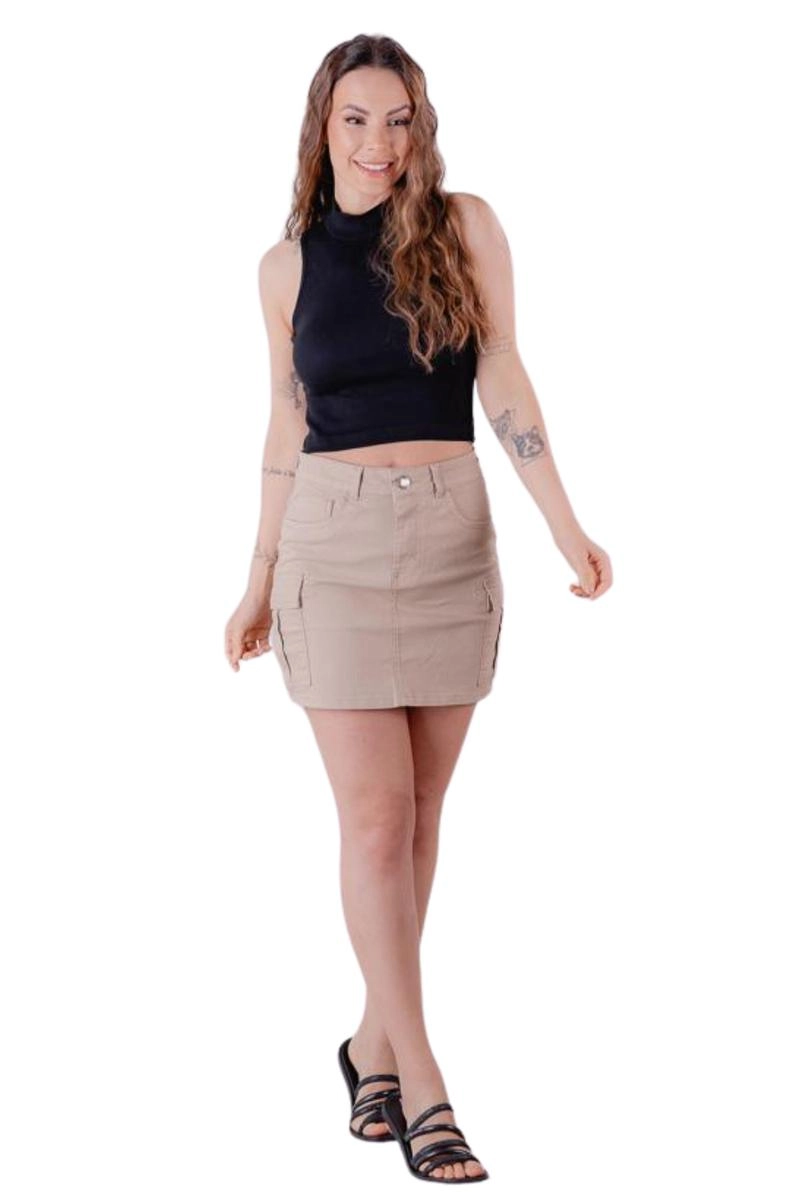Cropped Crocker Canelado Feminino