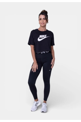 Blusa Nike Cropped Essentials Feminina Preta Blusa Nike Cropped Essentials Feminina Preta