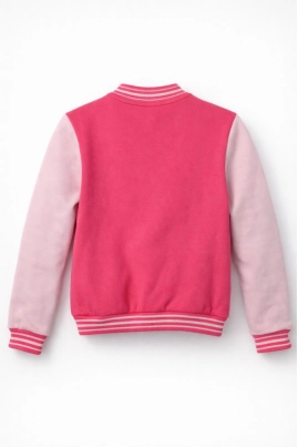 Jaqueta Brandili Moletom College Infantil Feminina Rosa Jaqueta Brandili Moletom College Infantil Feminina Rosa