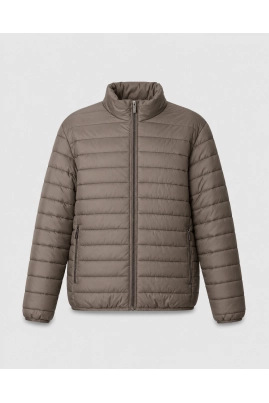 Jaqueta Masculina Matelassê Gola Alta Crocker