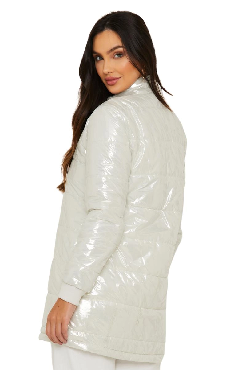 Jaqueta Aishty Nylon Furta-cor Feminina Off White