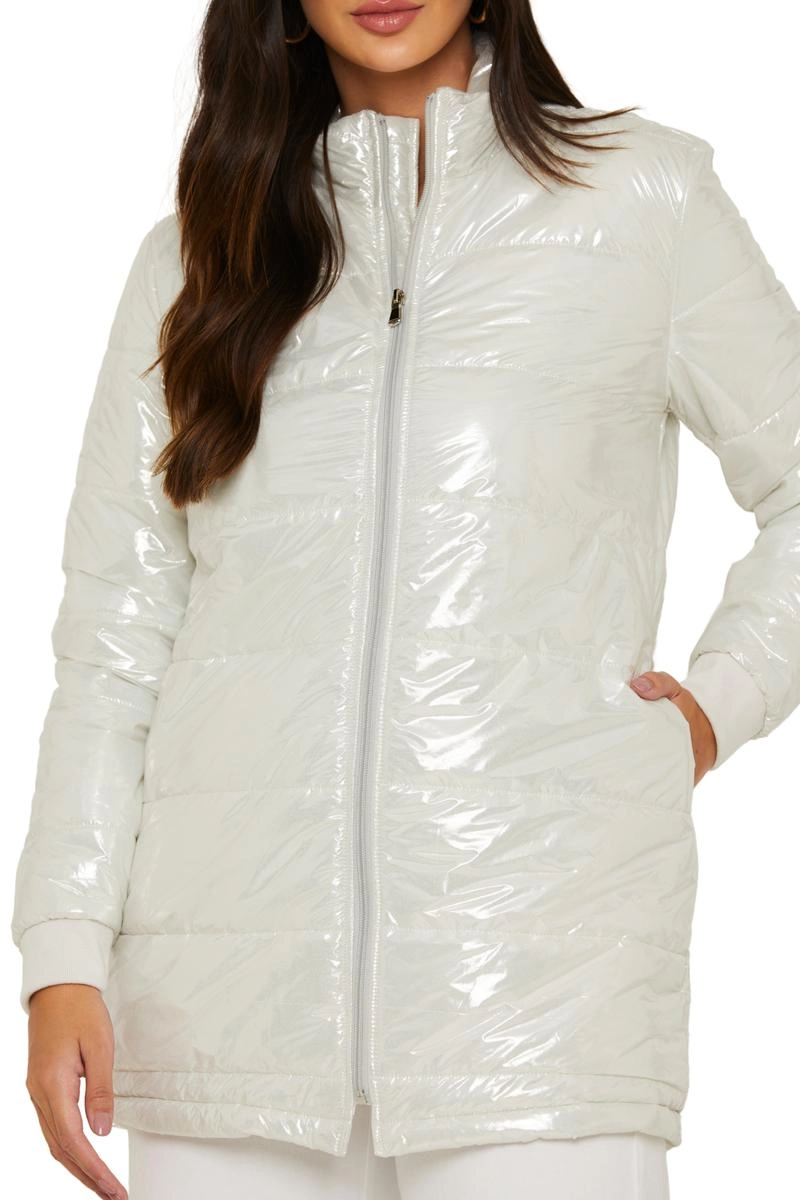 Jaqueta Aishty Nylon Furta-cor Feminina Off White