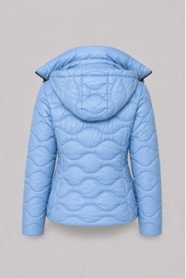 Jaqueta Alpelo Nylon Curta Dupla Face Feminina Azul