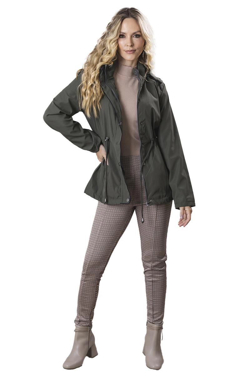 Jaqueta Crocker Parka Capuz Feminina Verde Militar Jaqueta Crocker Parka Capuz Feminina Verde Militar