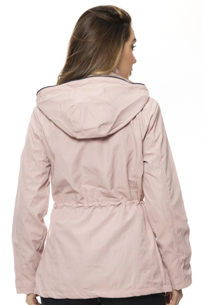 Jaqueta Crocker Parka Capuz Zíper Feminina Rosê Jaqueta Crocker Parka Capuz Zíper Feminina Rosê