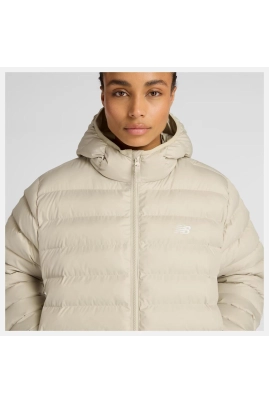 Jaqueta Feminina Puffer Sport Essentials New Balance Creme Jaqueta Feminina Puffer Sport Essentials New Balance Creme