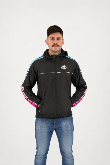 Jaqueta Kappa Corta Vento Harris Preta Produto - Jaqueta Kappa Corta Vento Harris Preta