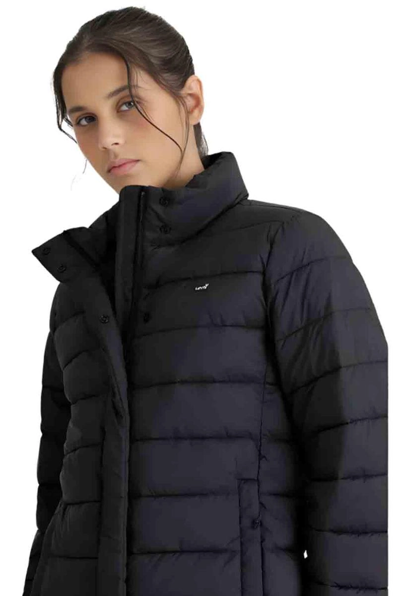  Jaqueta Levi's De Nylon Feminina Preta 