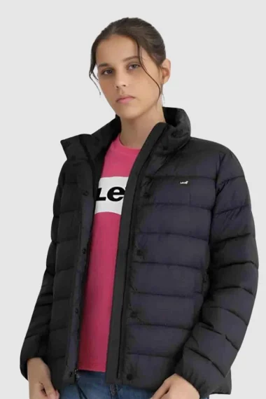 Jaqueta Levis De Nylon Feminina Preta Produto - Jaqueta Levis De Nylon Feminina Preta