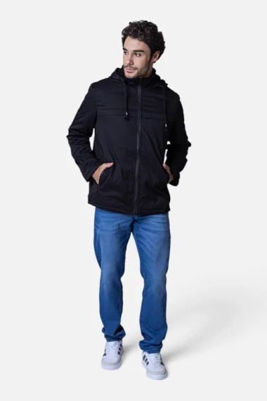 Jaqueta Masculina Broken Rules Peluciada Preta Jaqueta Masculina Broken Rules Peluciada Preta