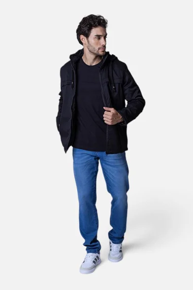 Jaqueta Masculina Broken Rules Peluciada Preta Jaqueta Masculina Broken Rules Peluciada Preta